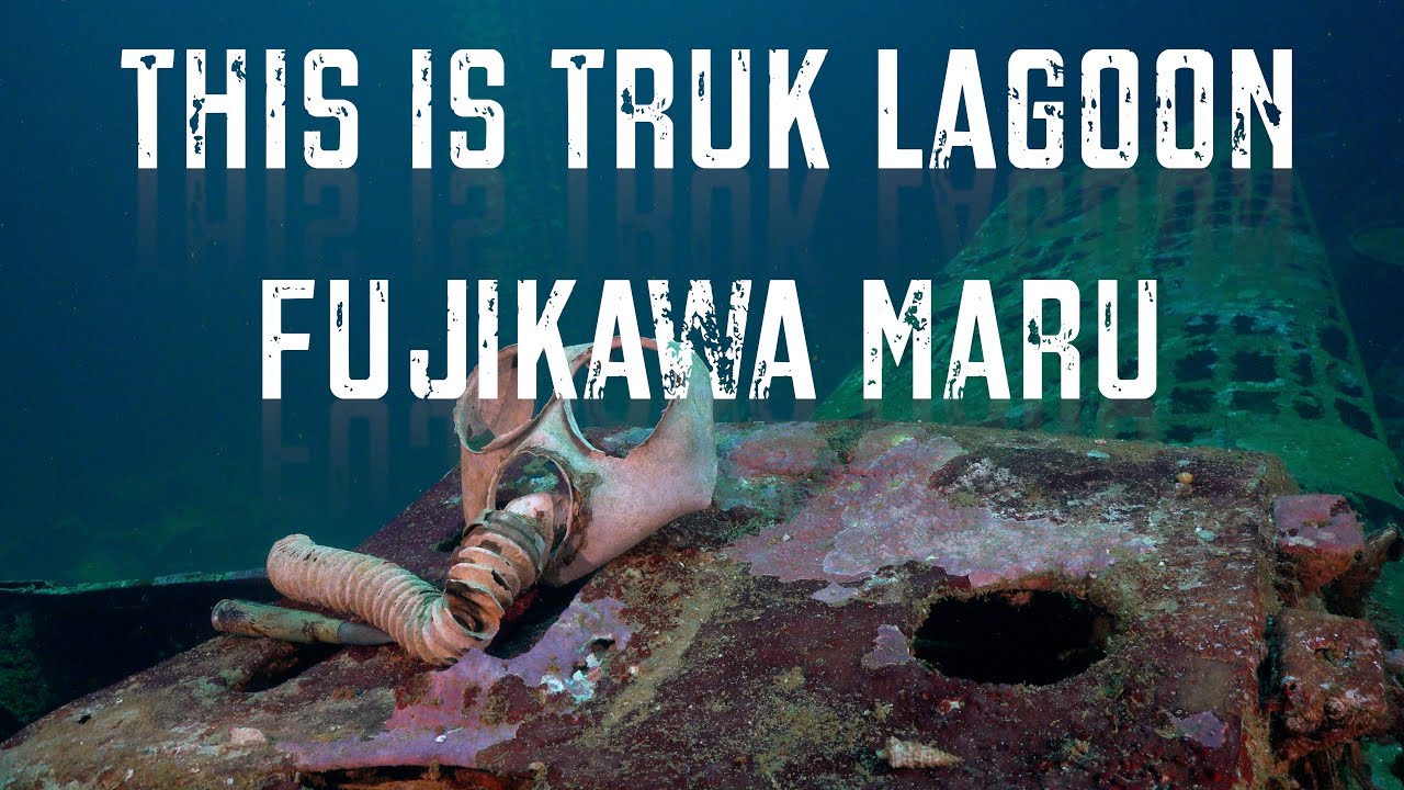 This is Truk Lagoon - The Fujikawa Maru in 4K UHD