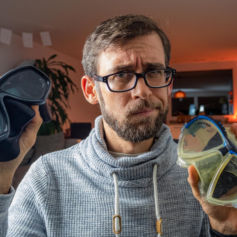 Black or Clear Silicon Mask?!